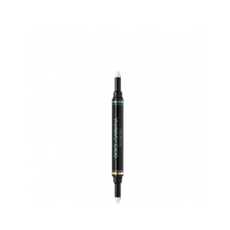 Dolce & Gabbana Shimmery Top Coat Power Duo Iconic Gold- Vivid Emerald Tester con Scatola - Profumo Web