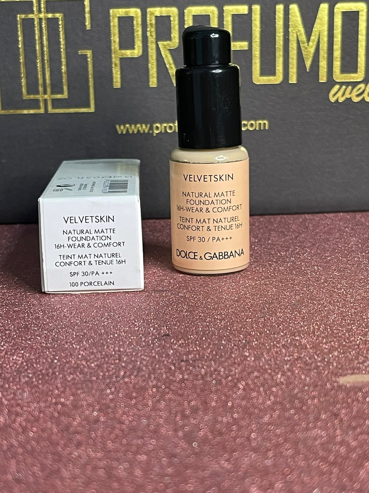 Dolce E Gabbana New Velvet Skin Foundation 15 ML TESTER - Profumo Web