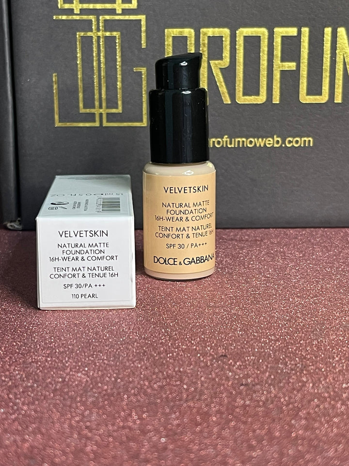 Dolce E Gabbana New Velvet Skin Foundation 15 ML TESTER - Profumo Web