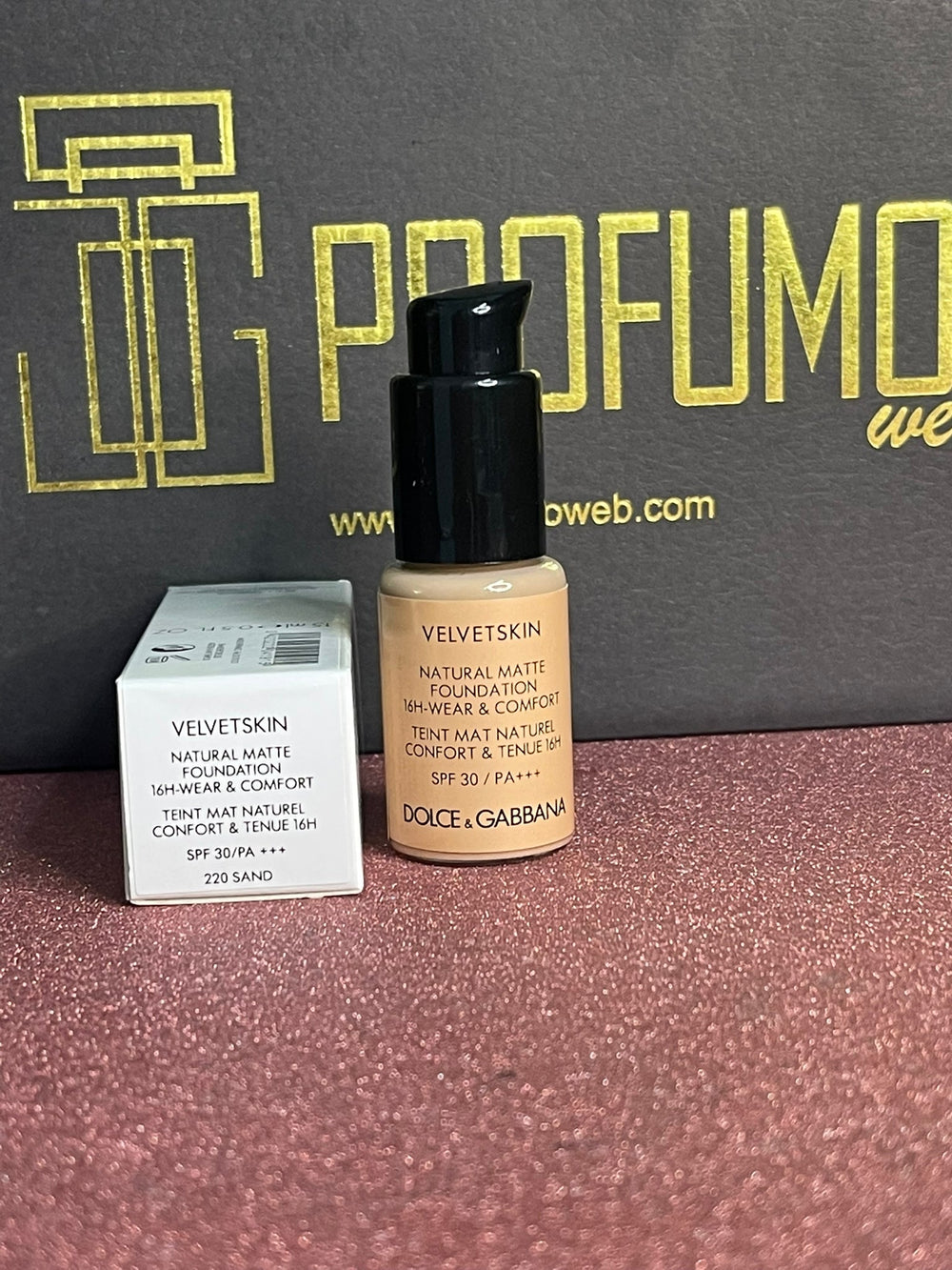 Dolce E Gabbana New Velvet Skin Foundation 15 ML TESTER - Profumo Web