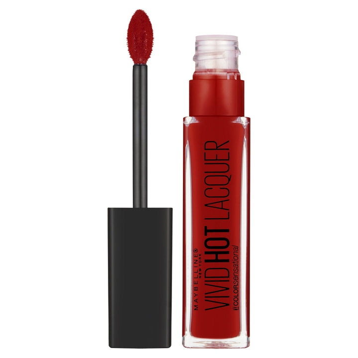 Maybelline Rossetto Liquido Vivid Hot Lacquer Tester - Profumo Web